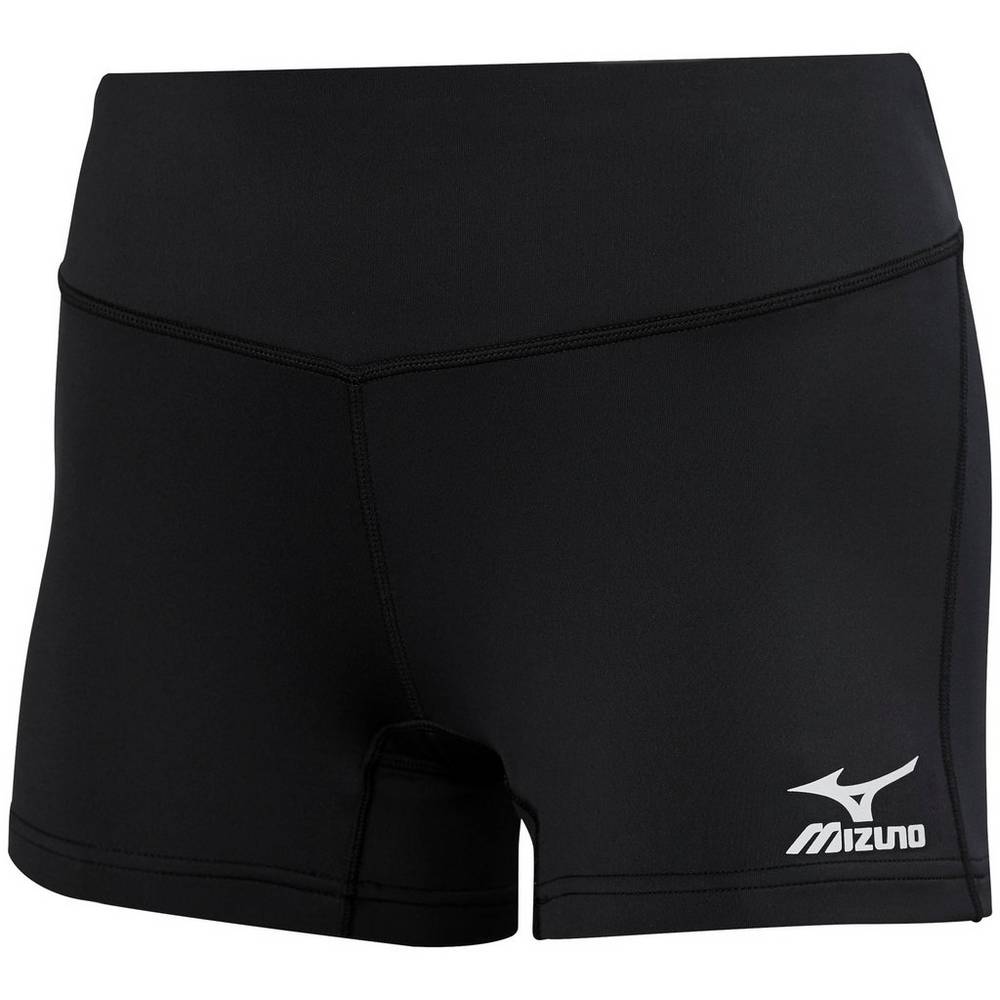 Womens Mizuno Victory 3.5" Inseam Volleyball Shorts Black Philippines (BLWFVE821)